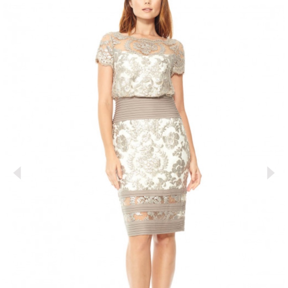 Tadashi Shoji | Midi Dress | Embroidered Lace | 4